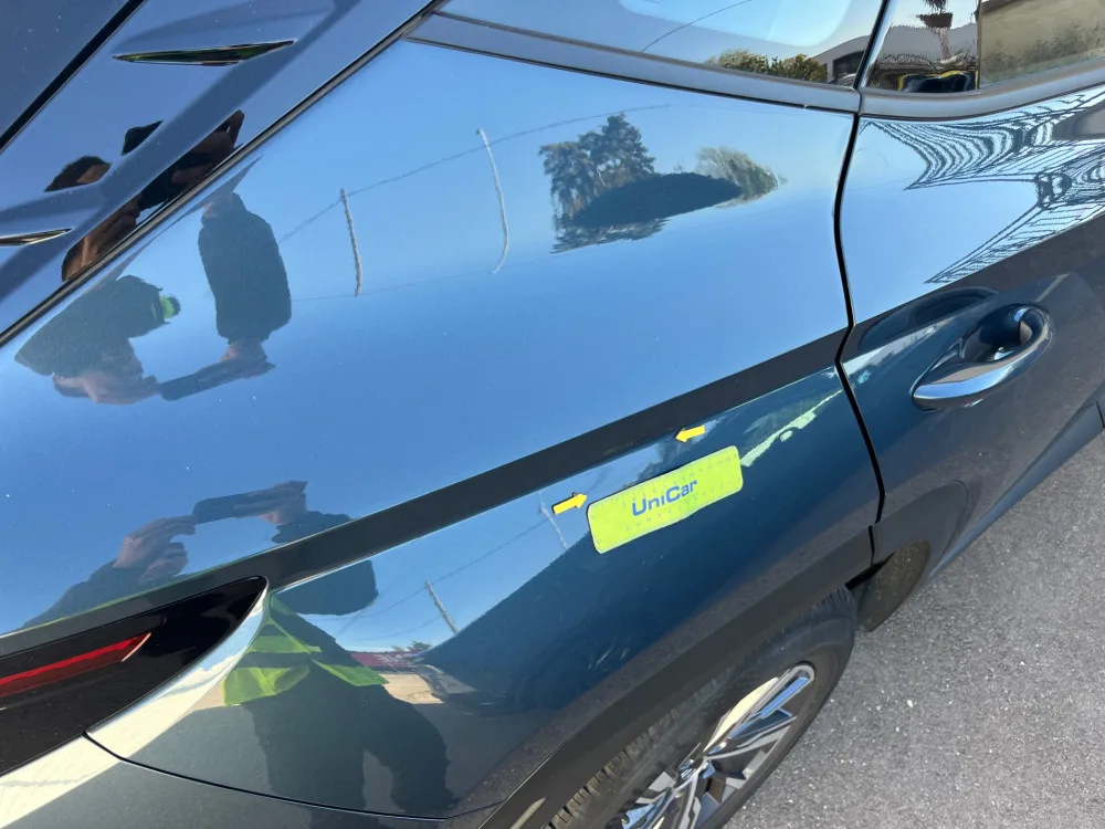 Hyundai Tucson — Guarda-lamas traseiro direito