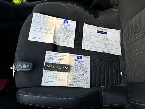 Peugeot 3008 — Chave de contacto