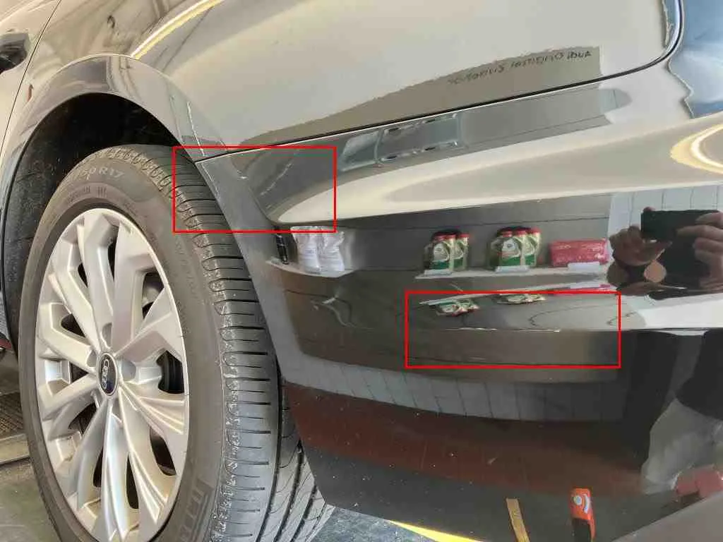 Audi A4 — Para-choques traseiro