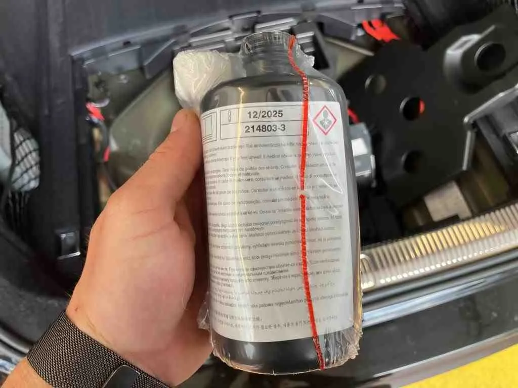 Audi A4 — Kit de reparação de pneu