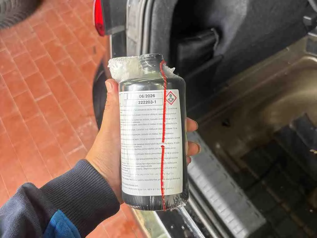 Audi A3 — Kit de reparação de pneu