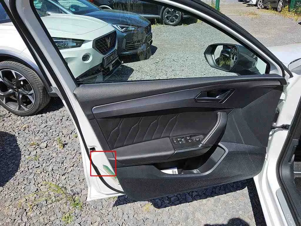 Cupra Leon — Guarnição da porta dianteira esquerda